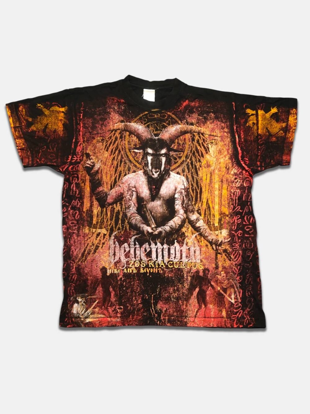 Vintage 2000s T-Shirt Behemoth Zos Kia Cultus AOP (L)