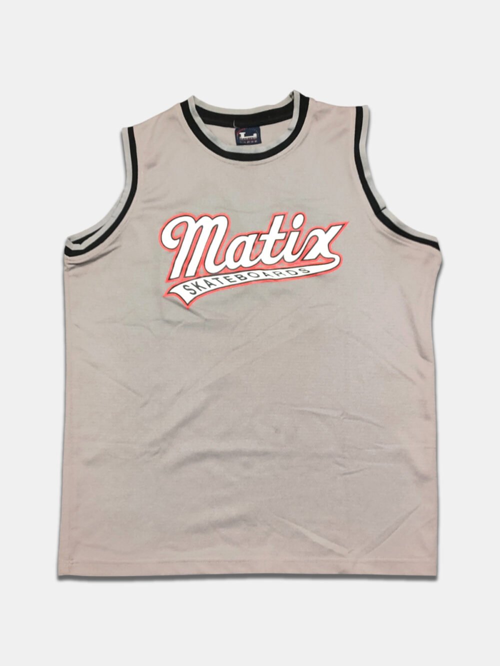 Vintage 2000s Jersey Tank Top Matix Skateboards Made In USA (L)