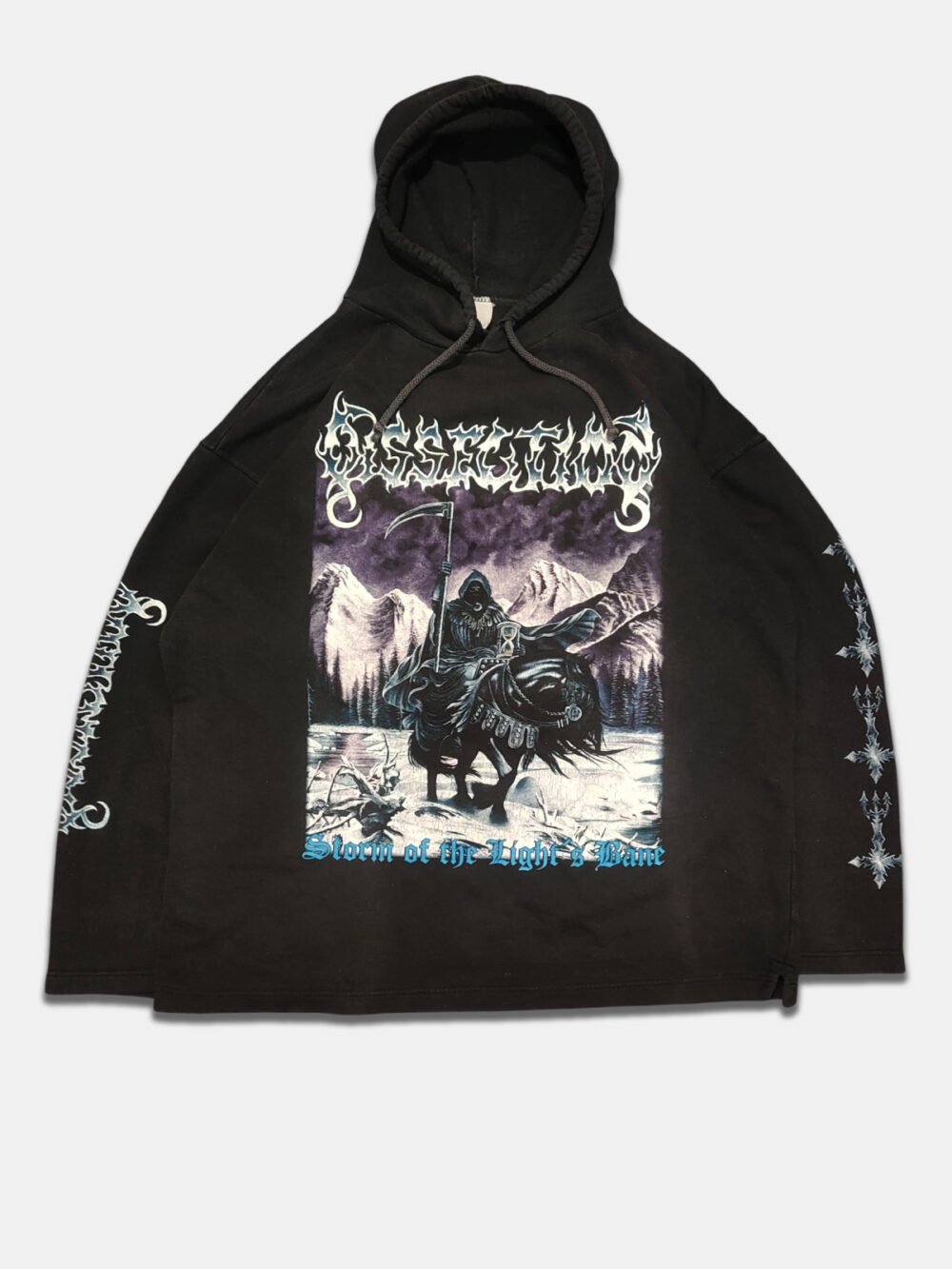 Vintage 90s Hoodie Sweatshirt Dissection Storm Of The Light's Bane (L)